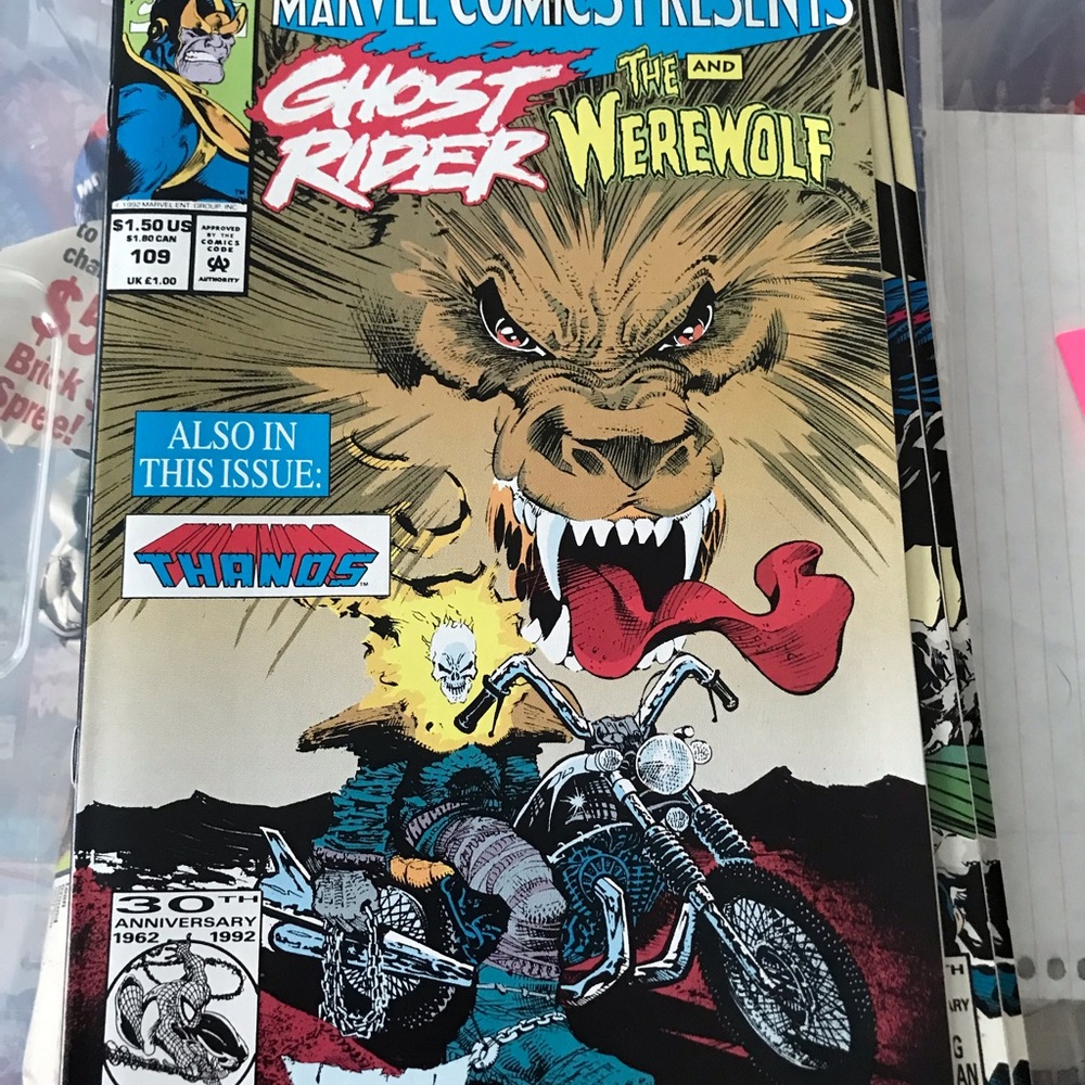 Ghost Rider and Werewolf Comic Book #109- Marvel